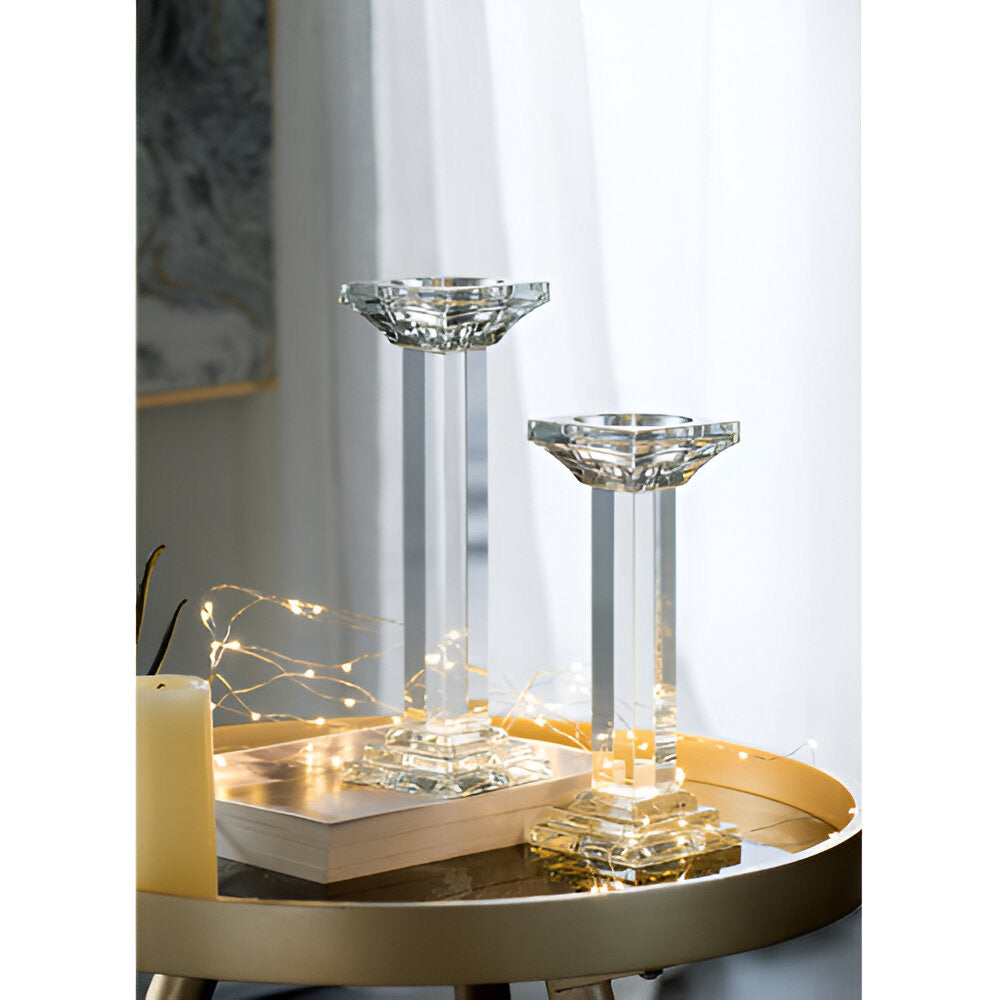 Colette Crystal Candle Holder