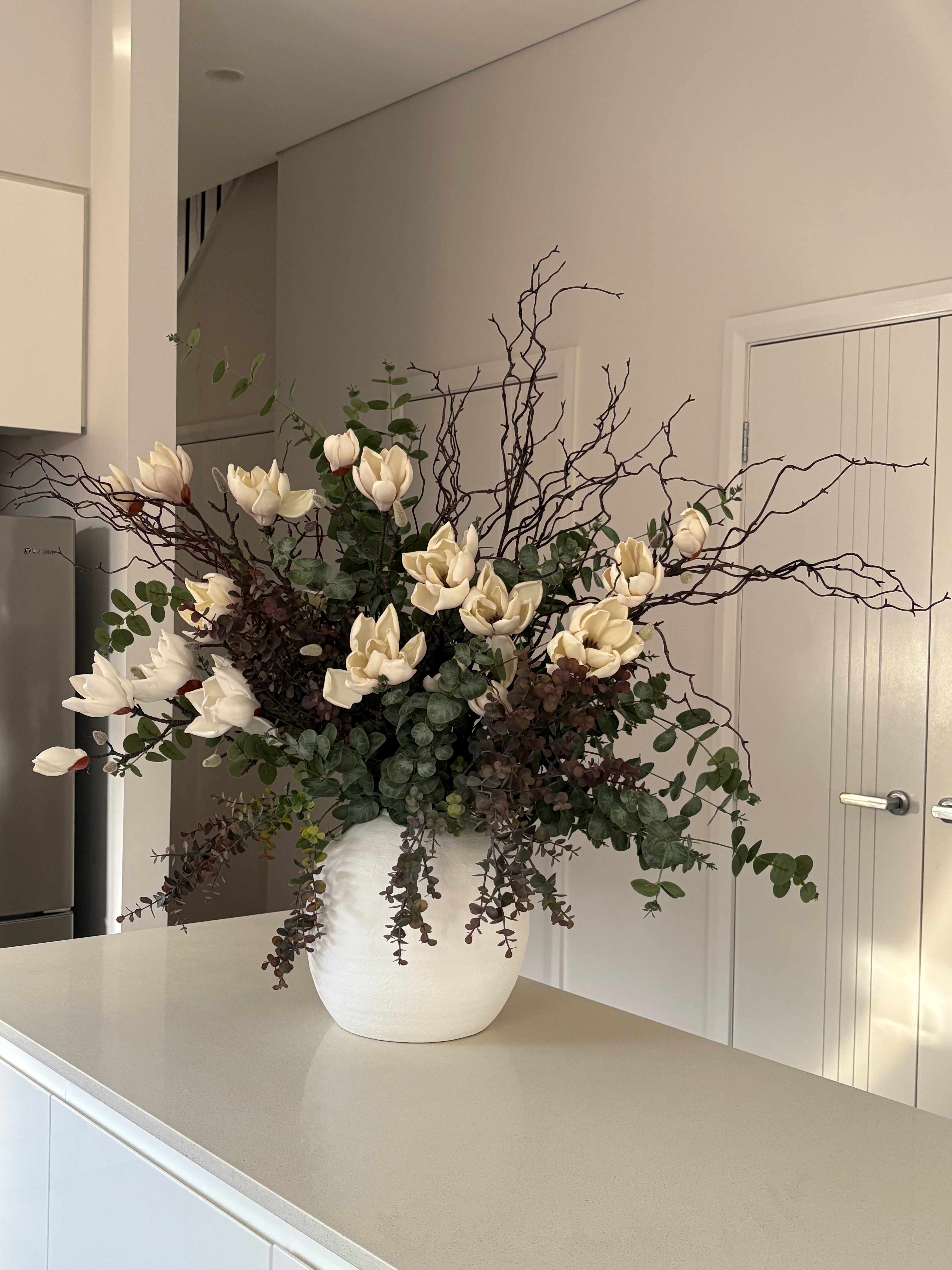 Alegre Magnolia ( Black and White Pot Options)