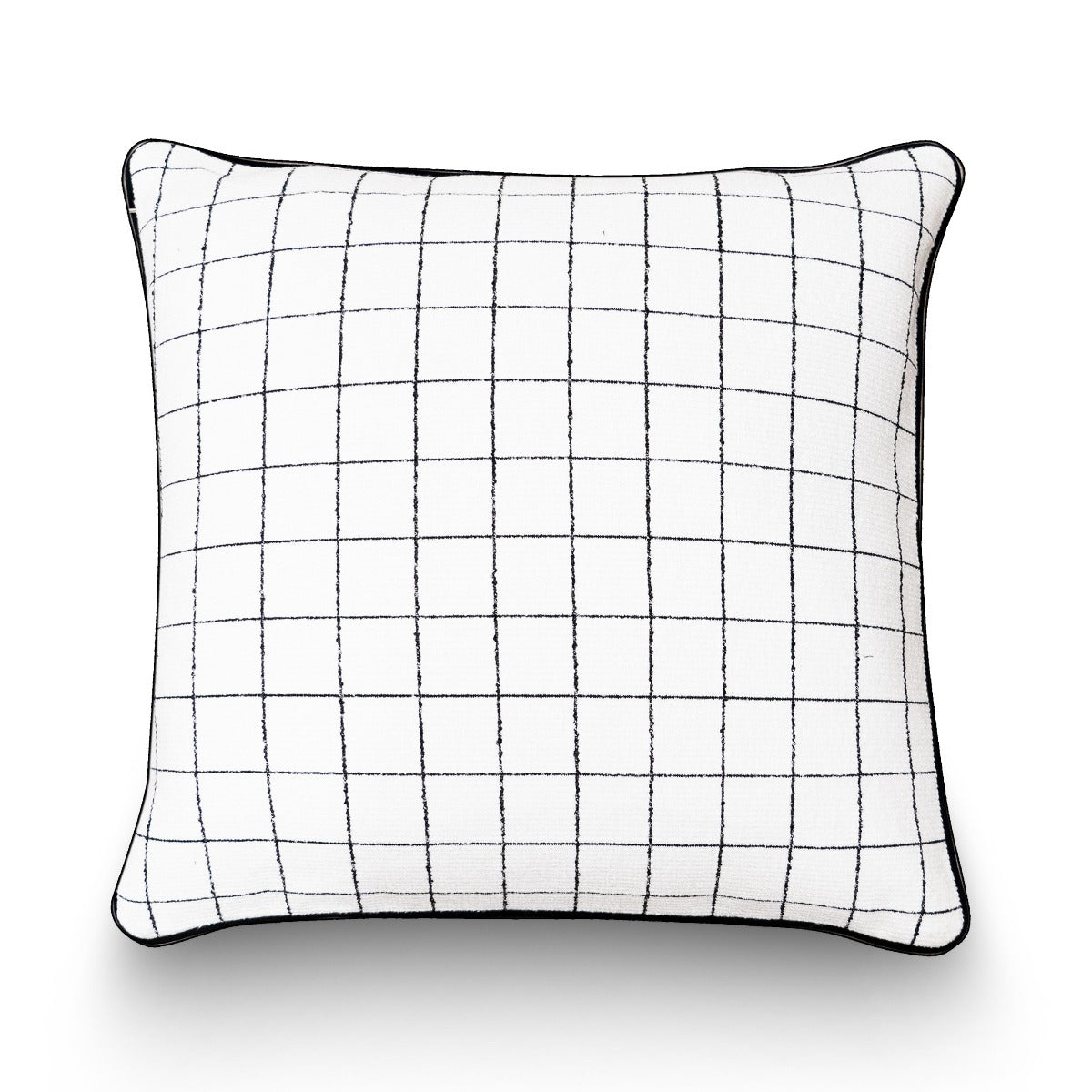 Black & White Grid Cushion Cover