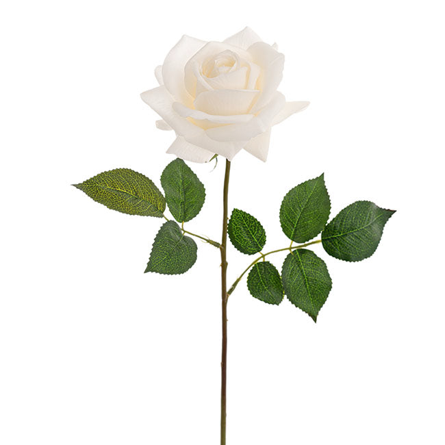 Real Touch White Rose