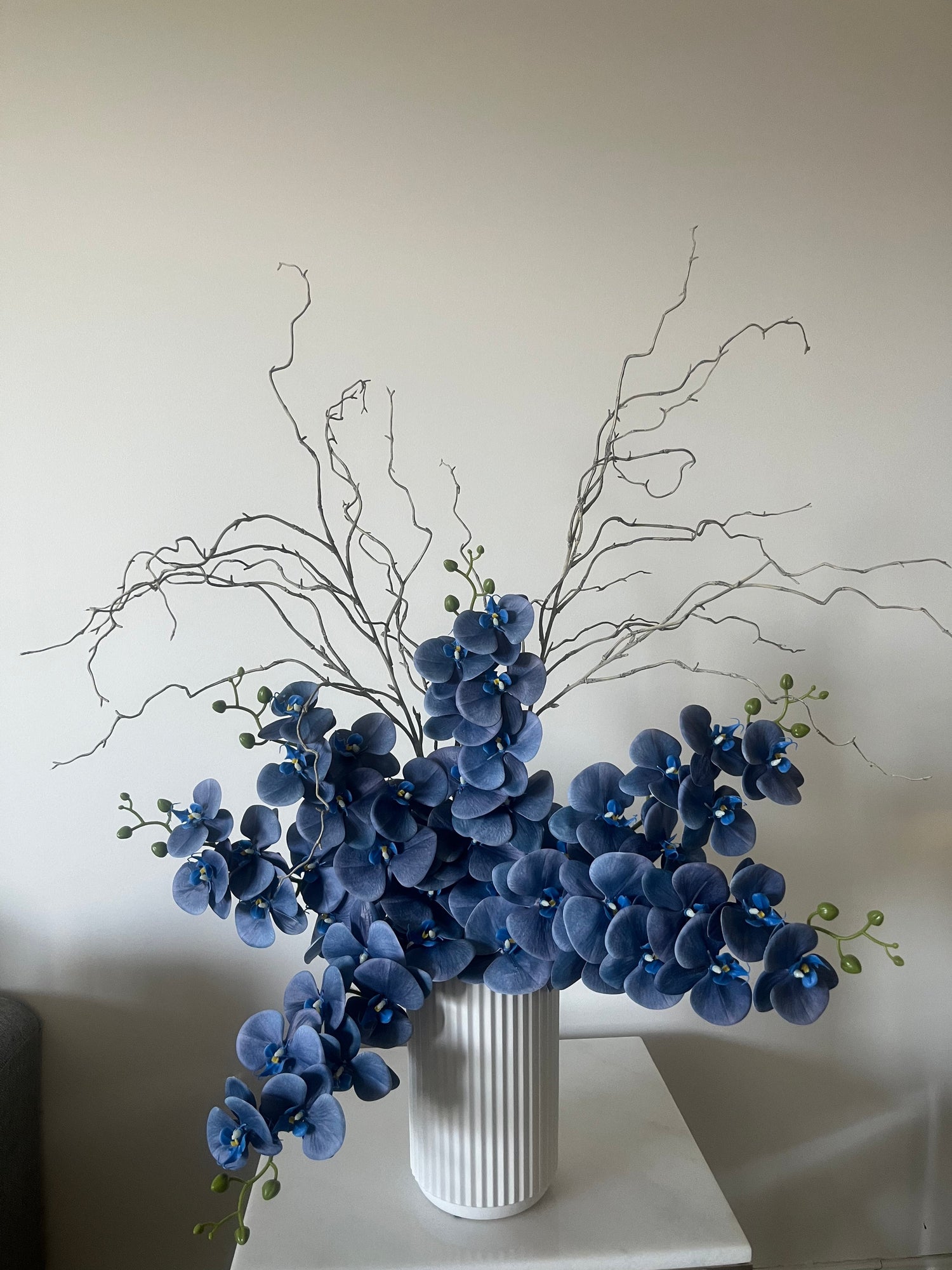 Blue Artificial Flowers