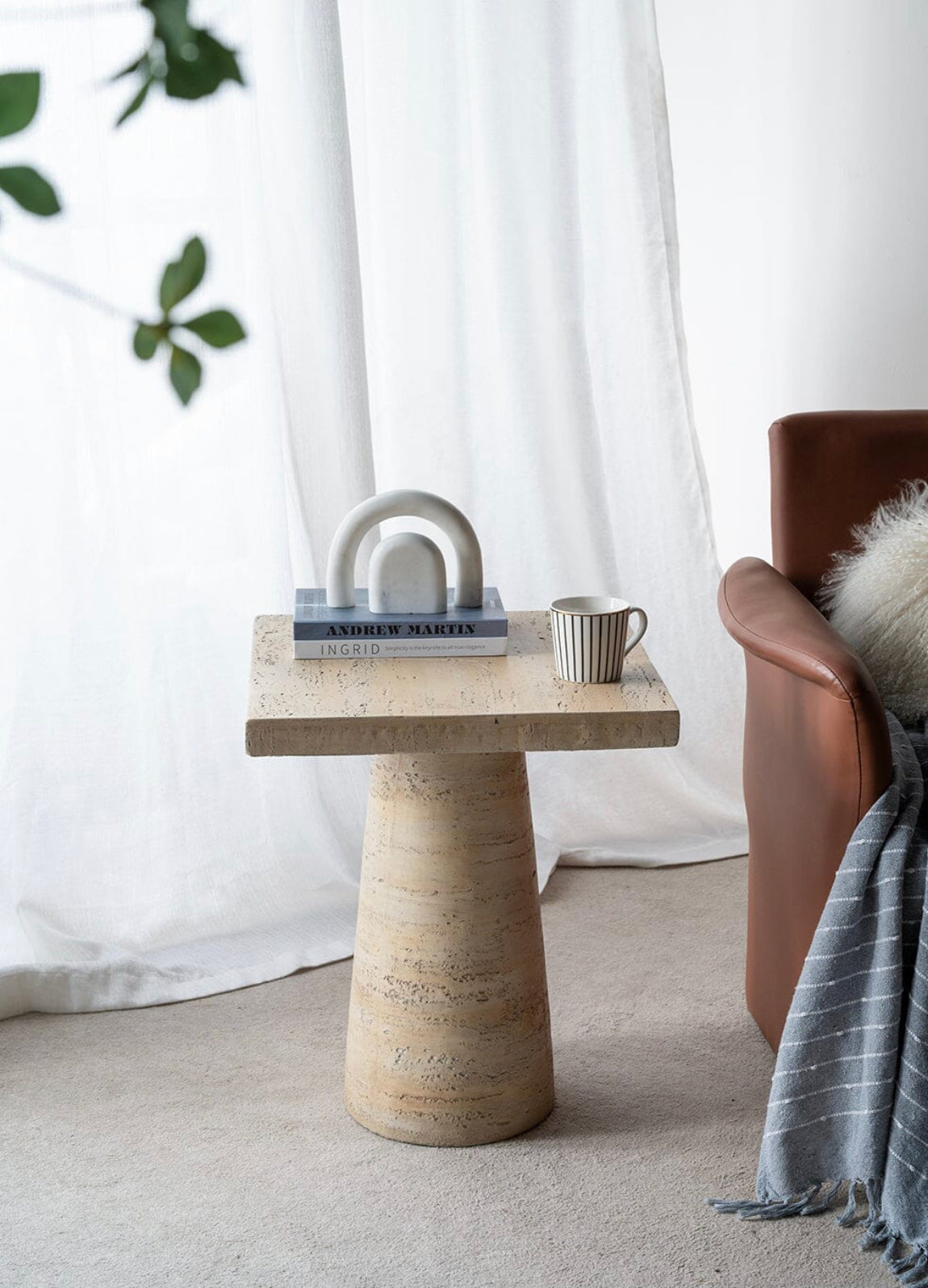 Lafayette Cement Side Table