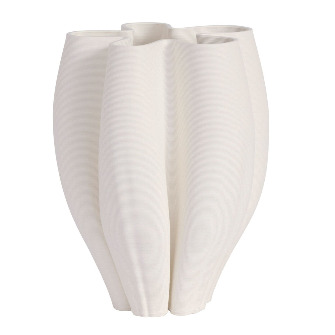 front view white vase
