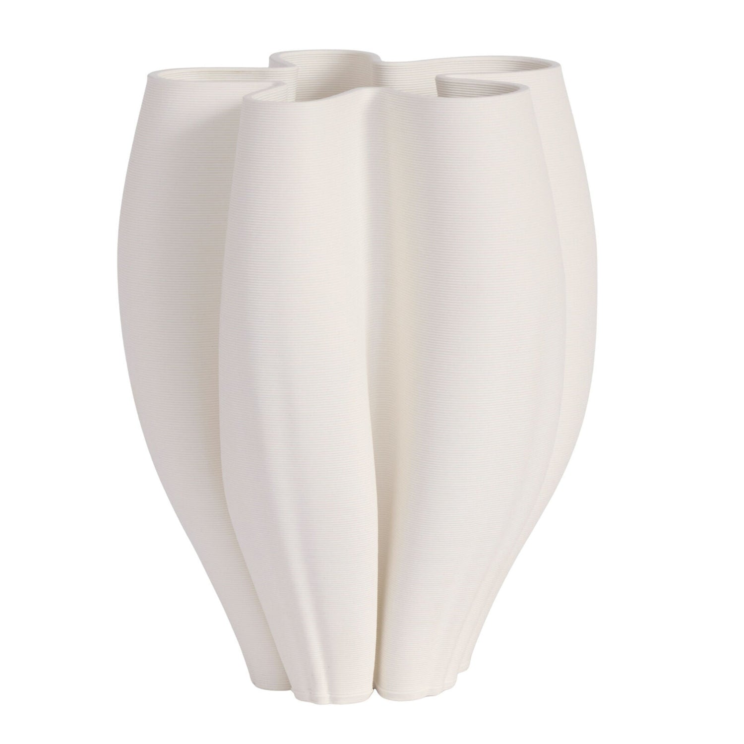 front view white vase
