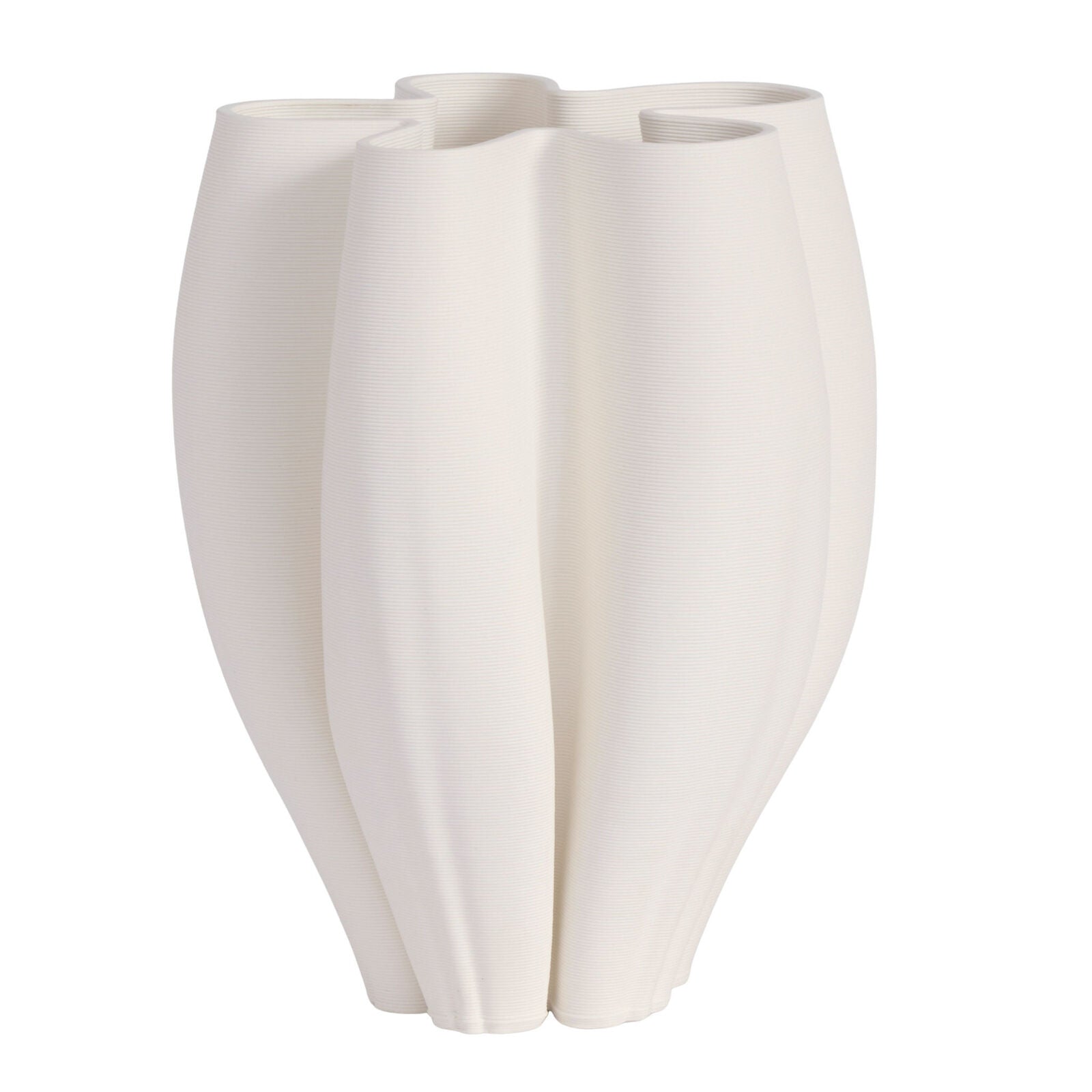 front view white vase
