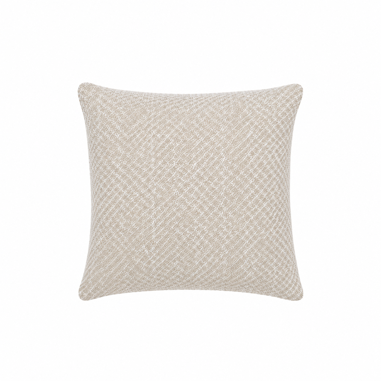 Neutral Beige Woven Cushion