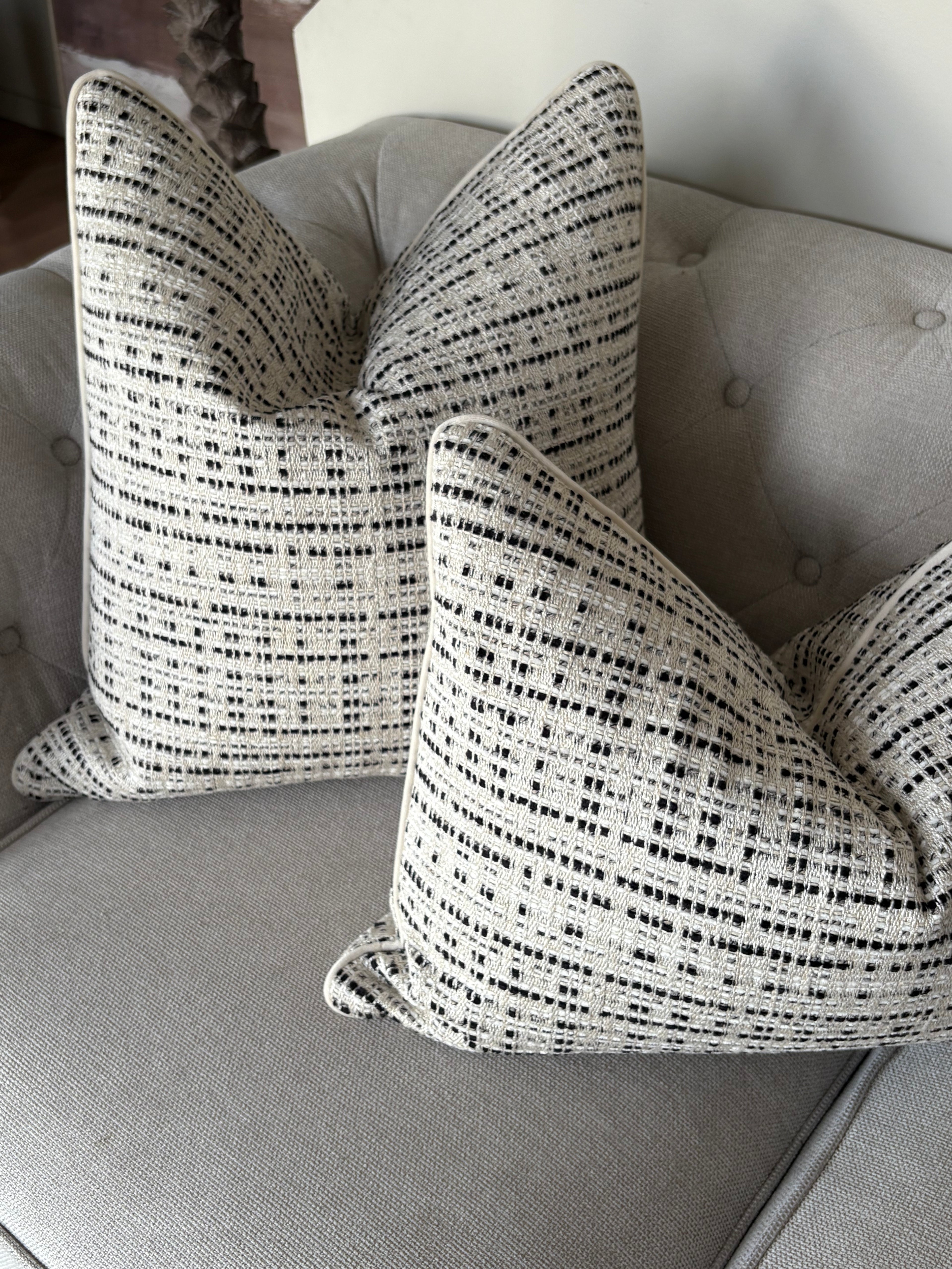 Monochrome &amp; Neutral Cushion Cover
