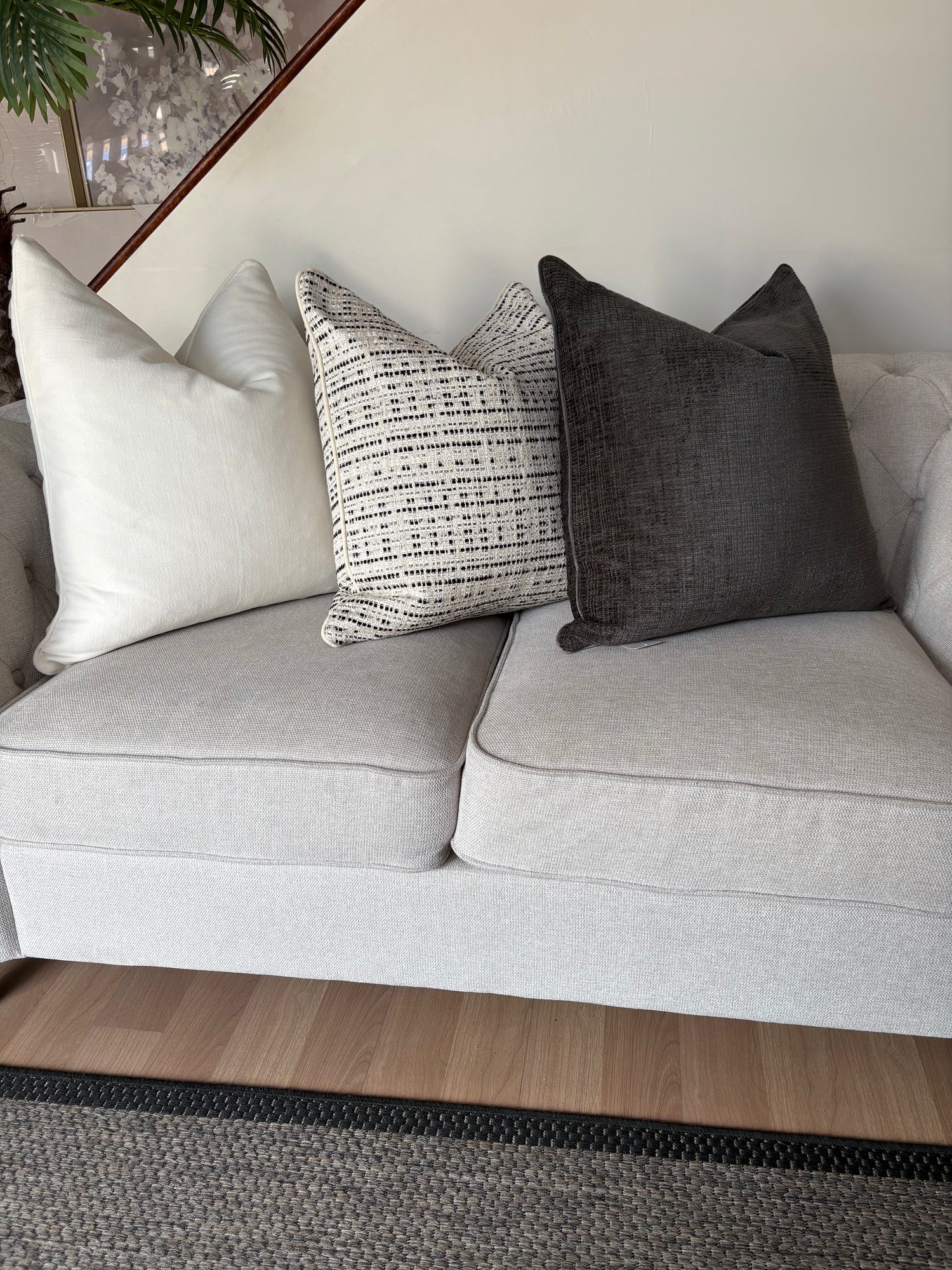 Monochrome &amp; Neutral Cushion Cover