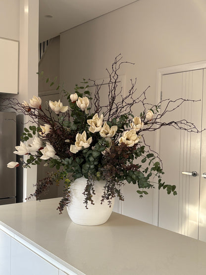 Alegre Magnolia ( Black and White Pot Options)