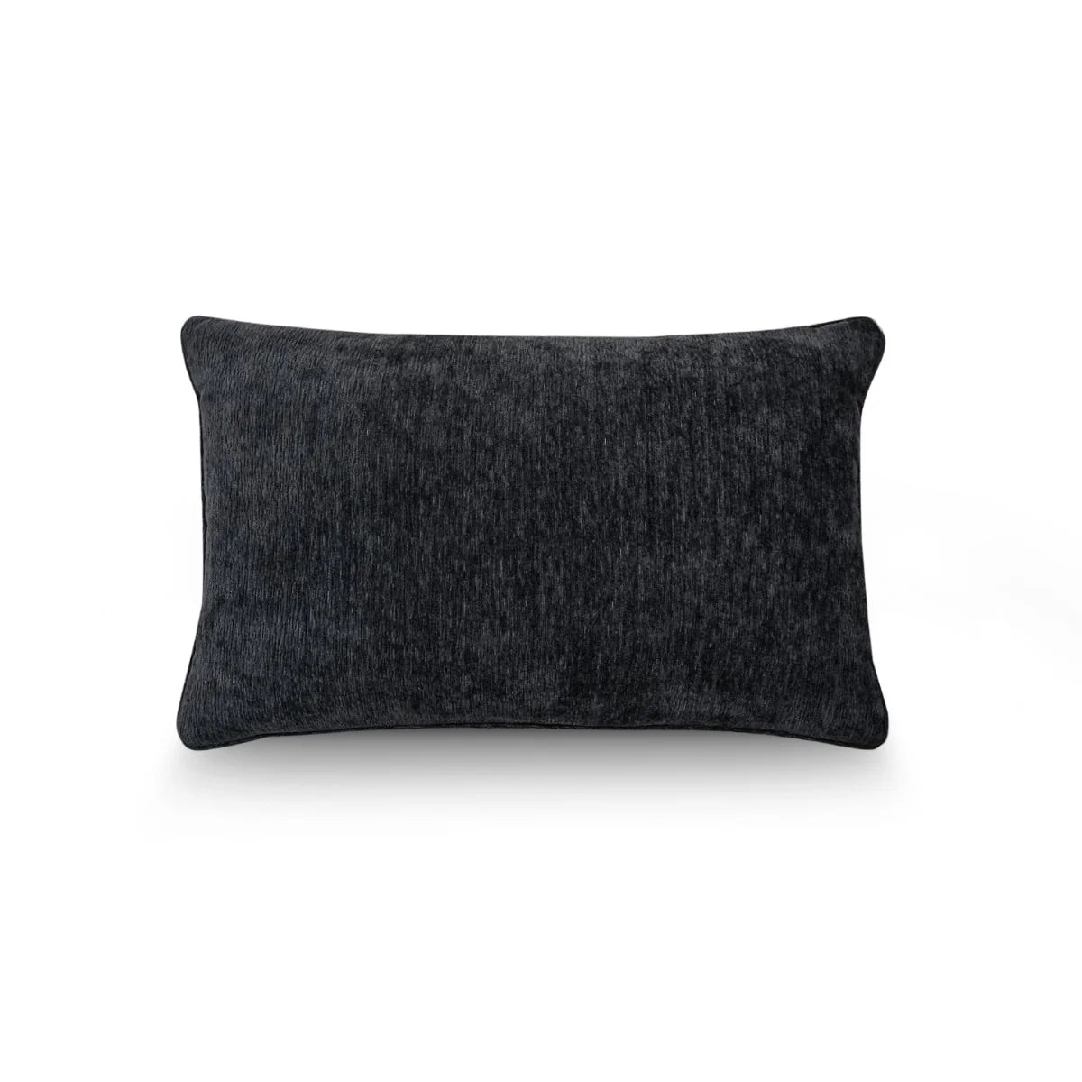 Black Lined Textured Cushion Cover