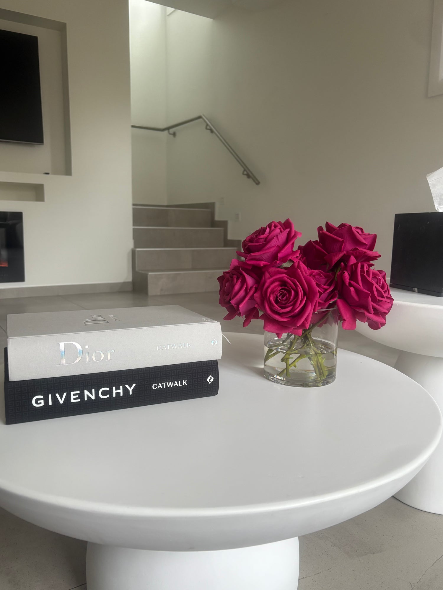 Fuchsia Rose Arrangement