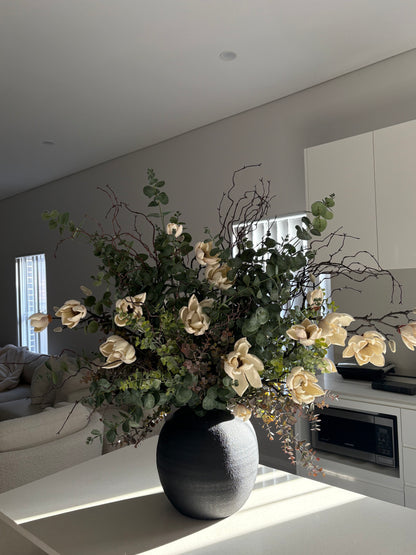 Alegre Magnolia ( Black and White Pot Options)