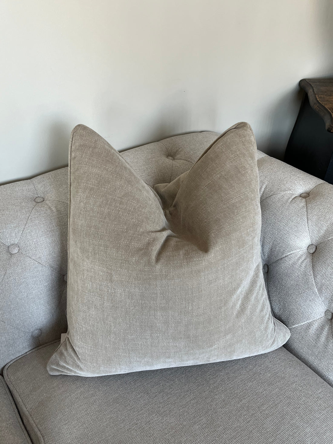 Neutral Taupe Cushion