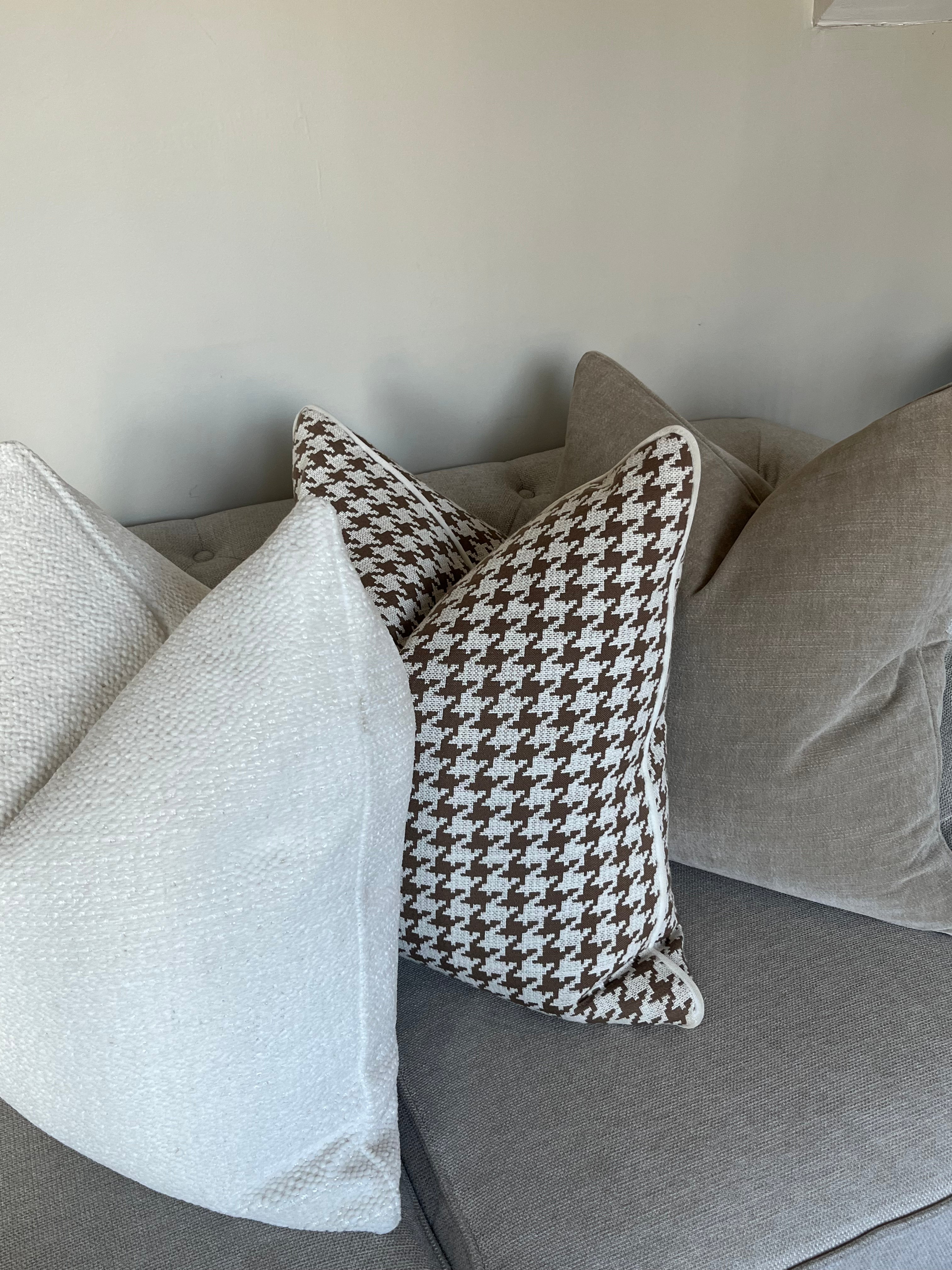 Neutral Taupe Cushion Cover
