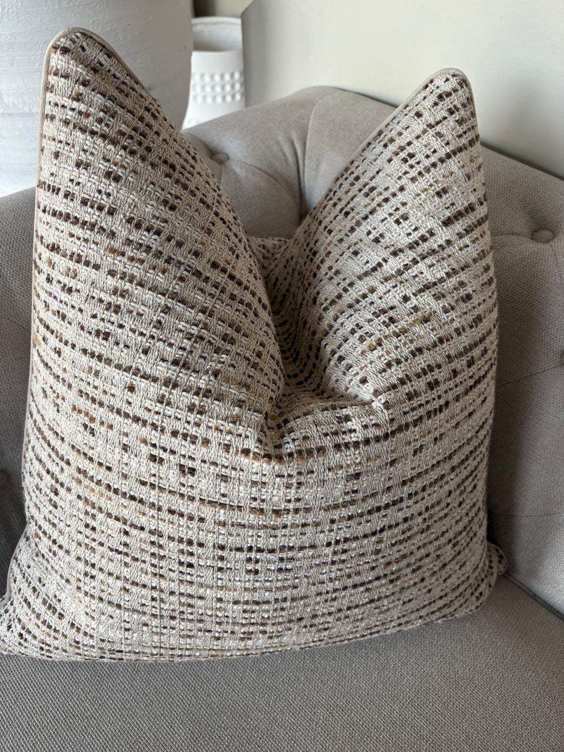 Beige Monochrome Cushion