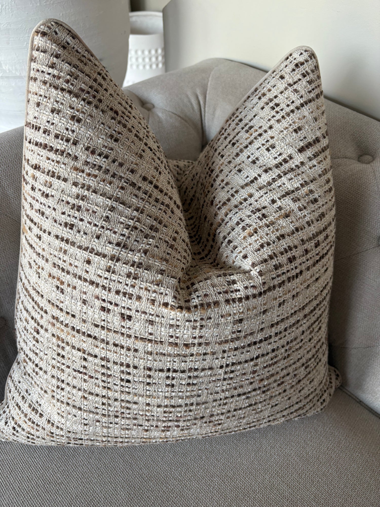 Beige Monochrome Cushion