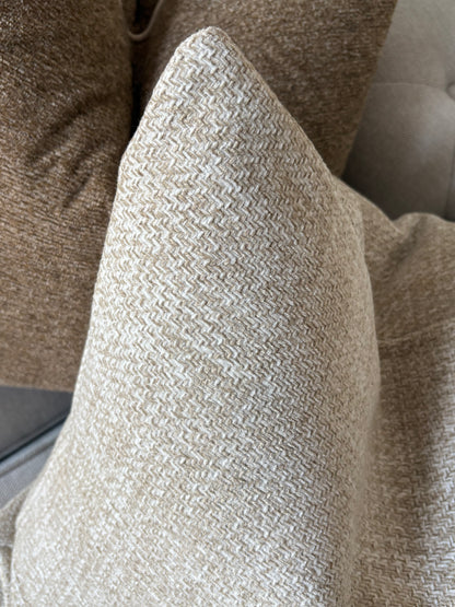 Neutral Beige Woven Cushion