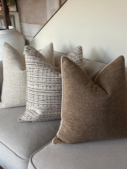 Beige Monochrome Cushion
