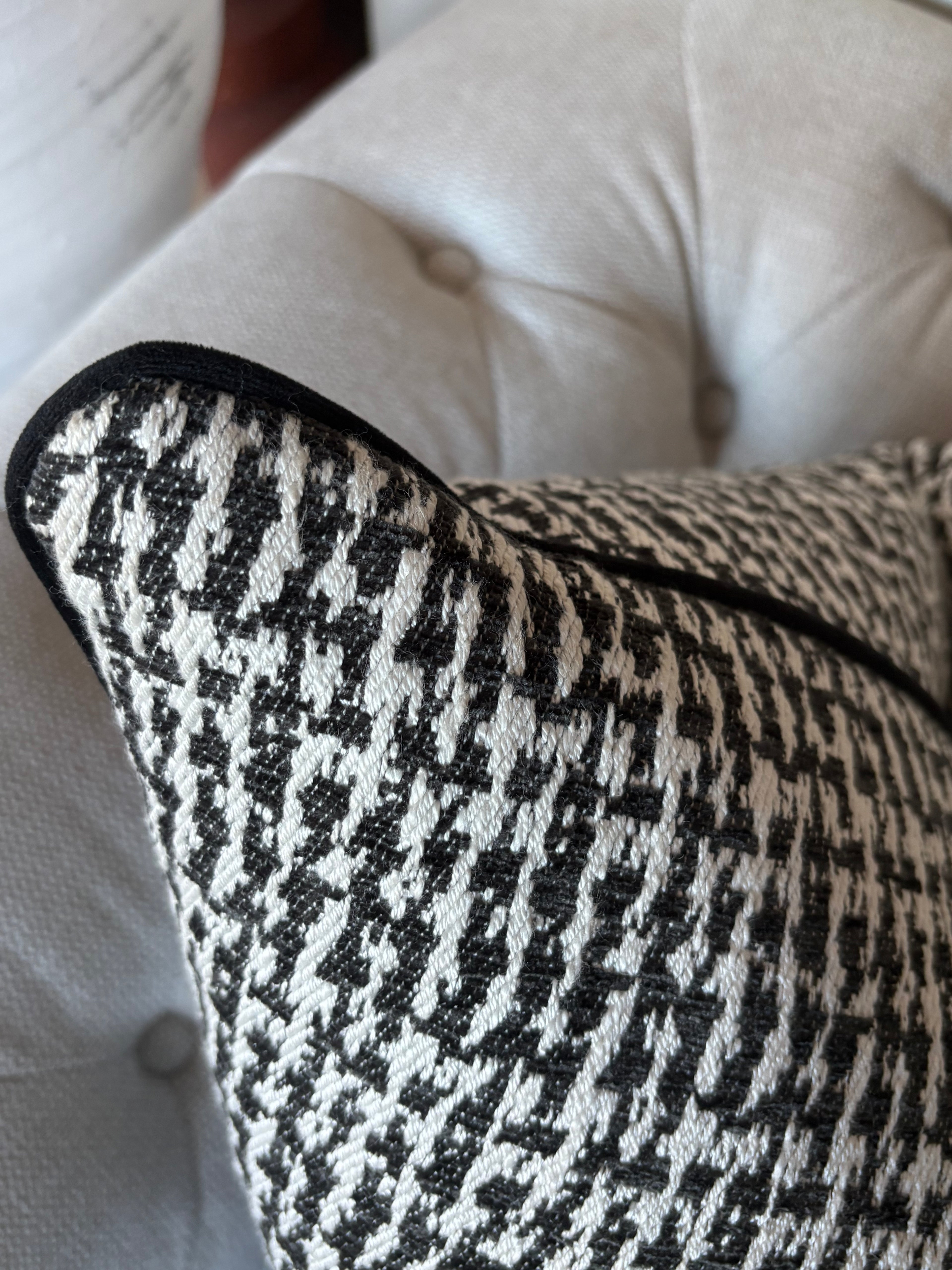 Monochrome Pattern Cushion
