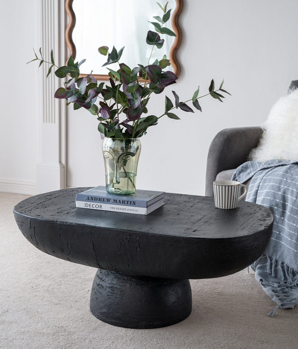 Lafayette Black Cement Coffee Table