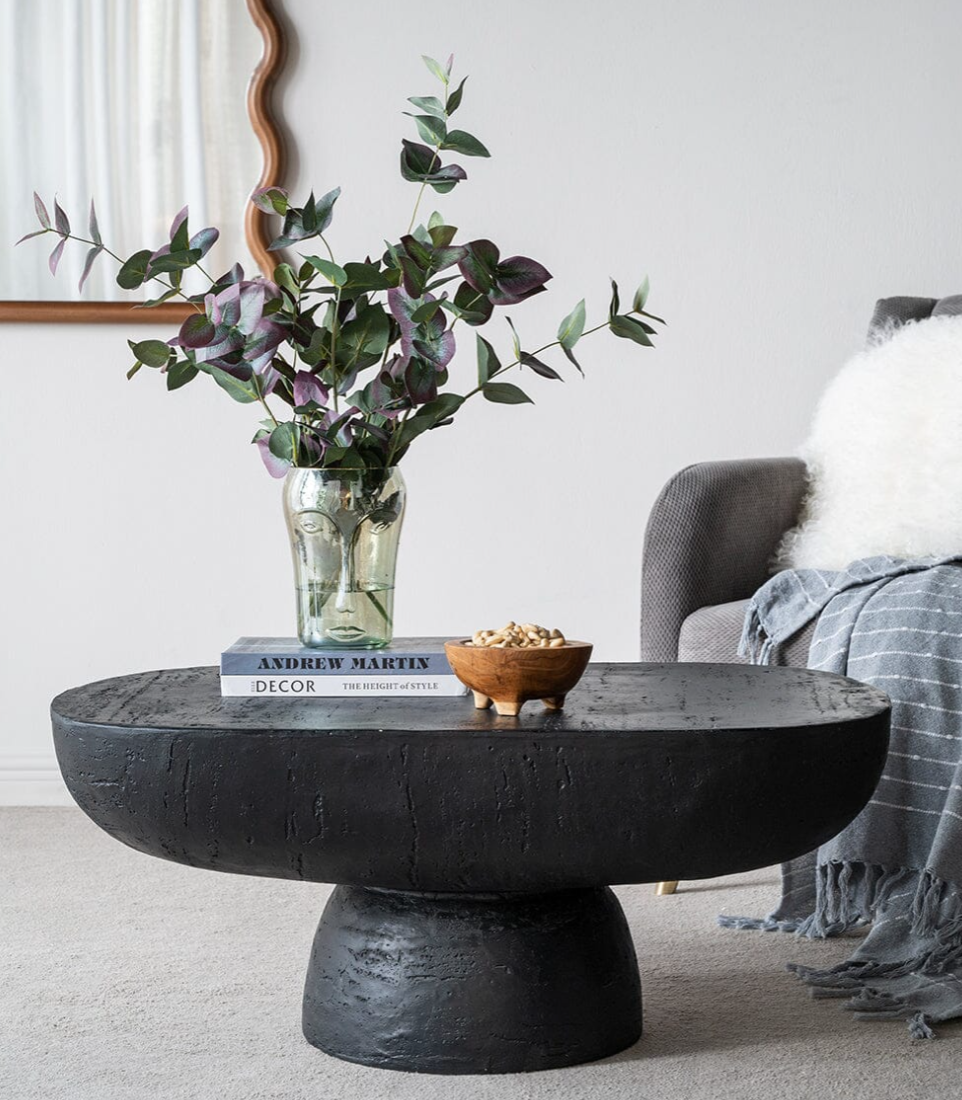 Lafayette Black Cement Coffee Table