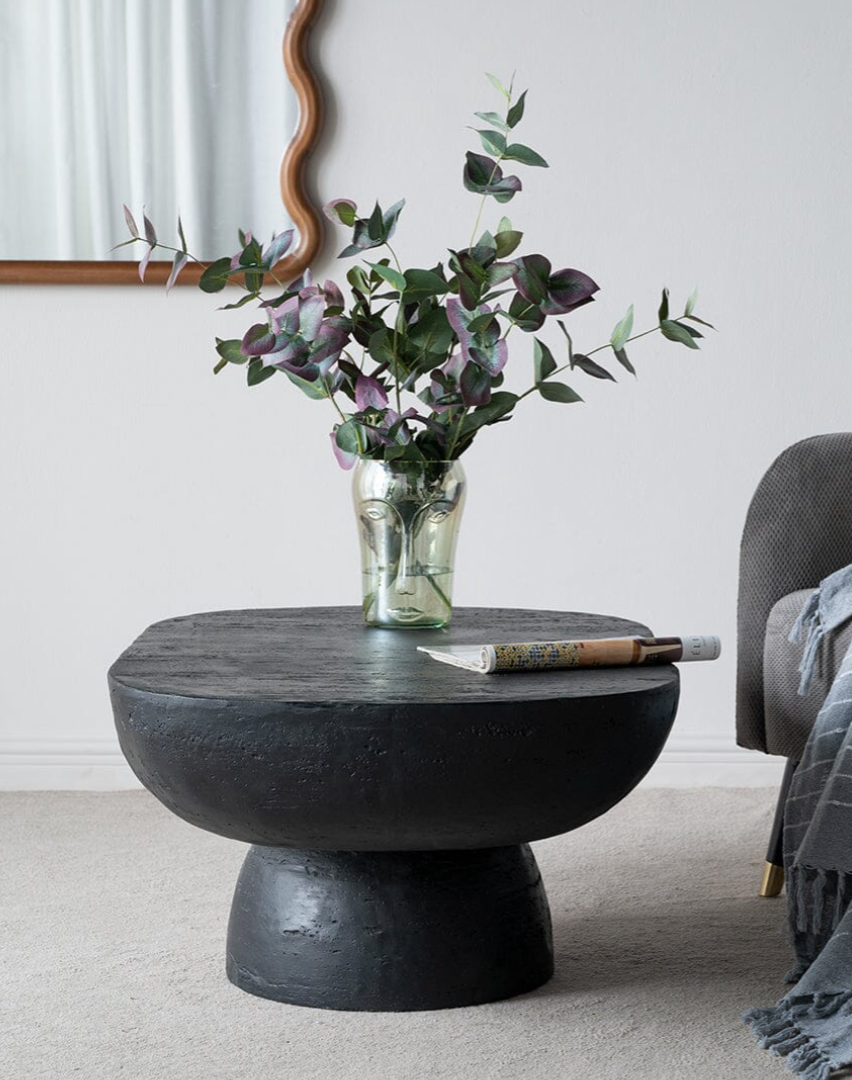 Lafayette Black Cement Coffee Table