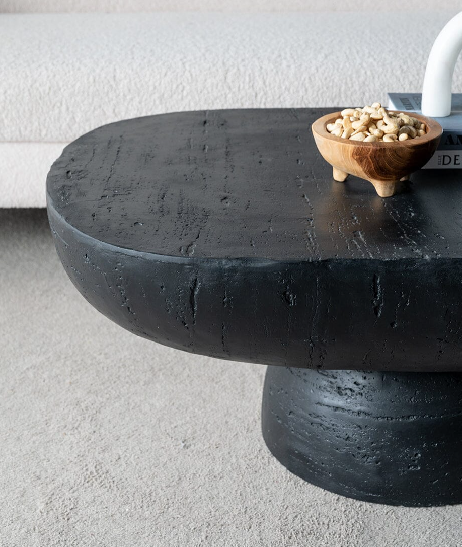 Lafayette Black Cement Coffee Table