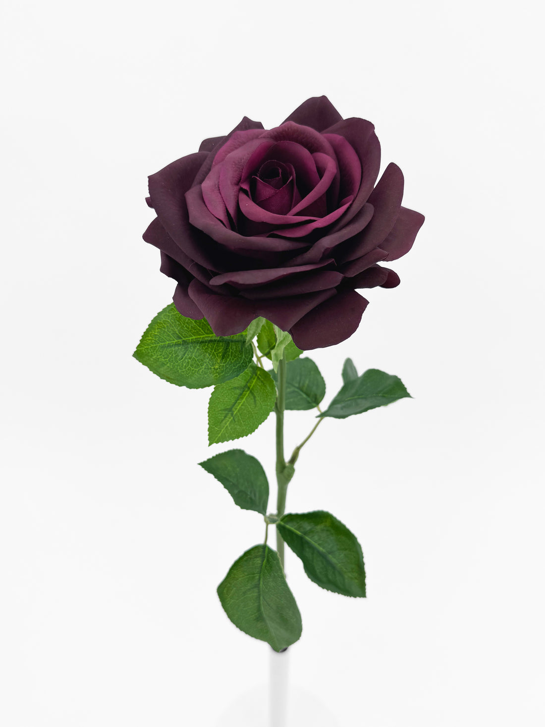 artificial burgundy rose
