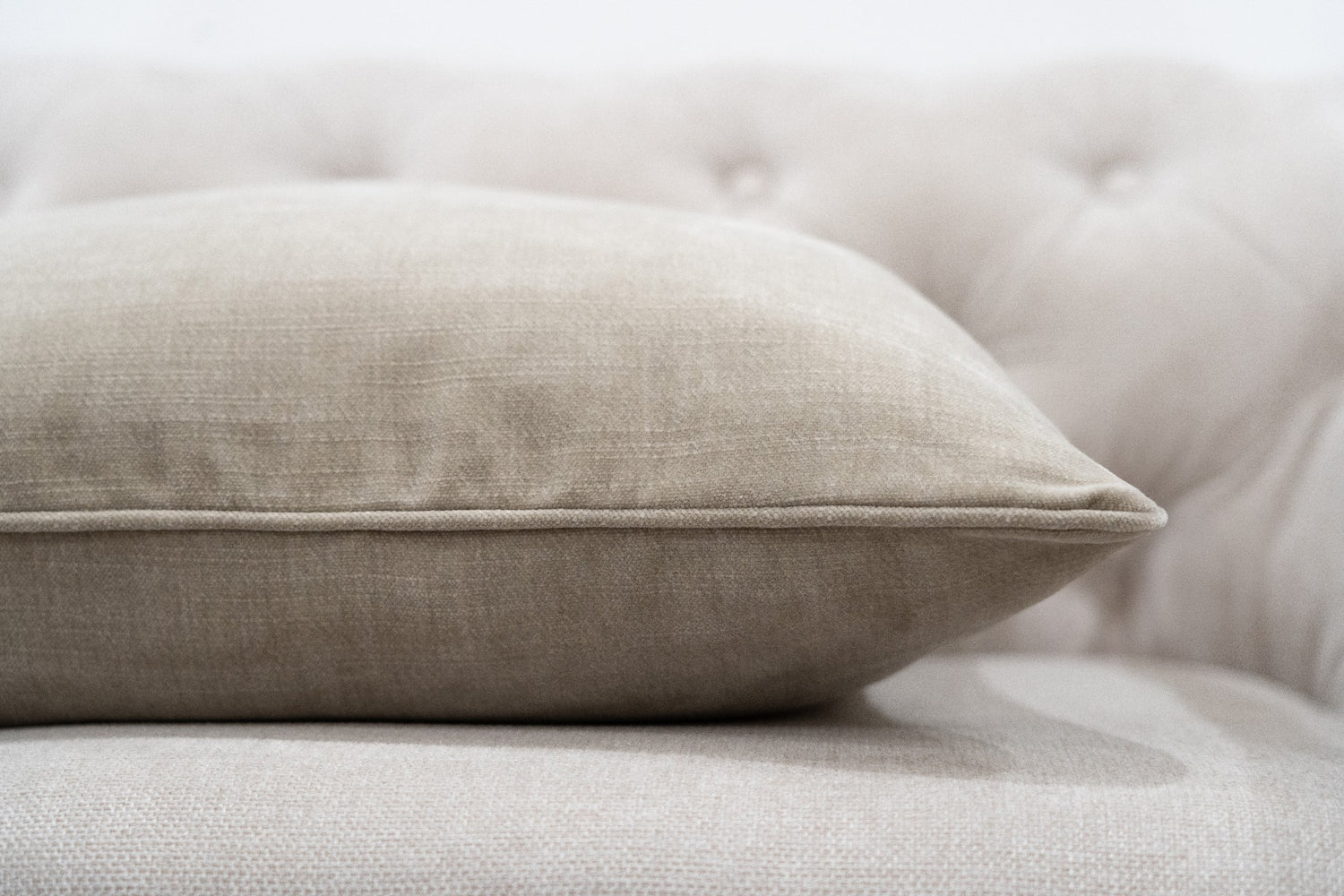 Neutral Taupe Cushion Cover