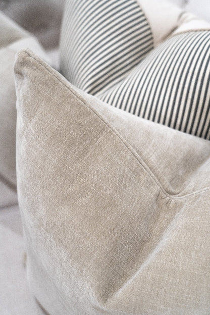 Neutral Taupe Cushion Cover
