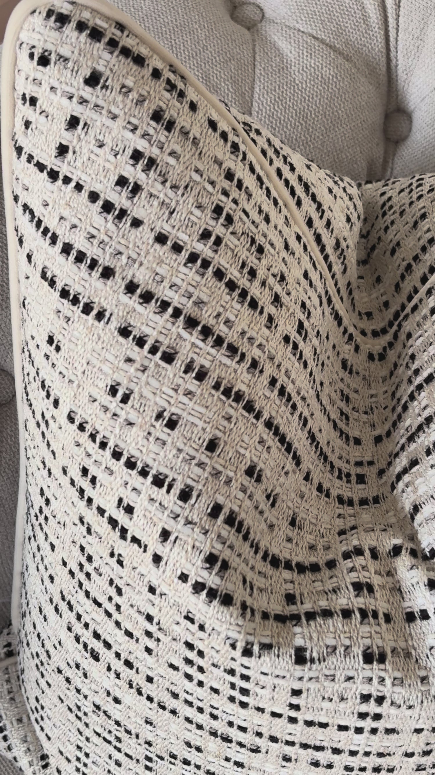 Monochrome &amp; Neutral Cushion Cover