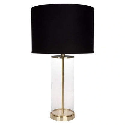 Lorella Black Brass Table Lamp