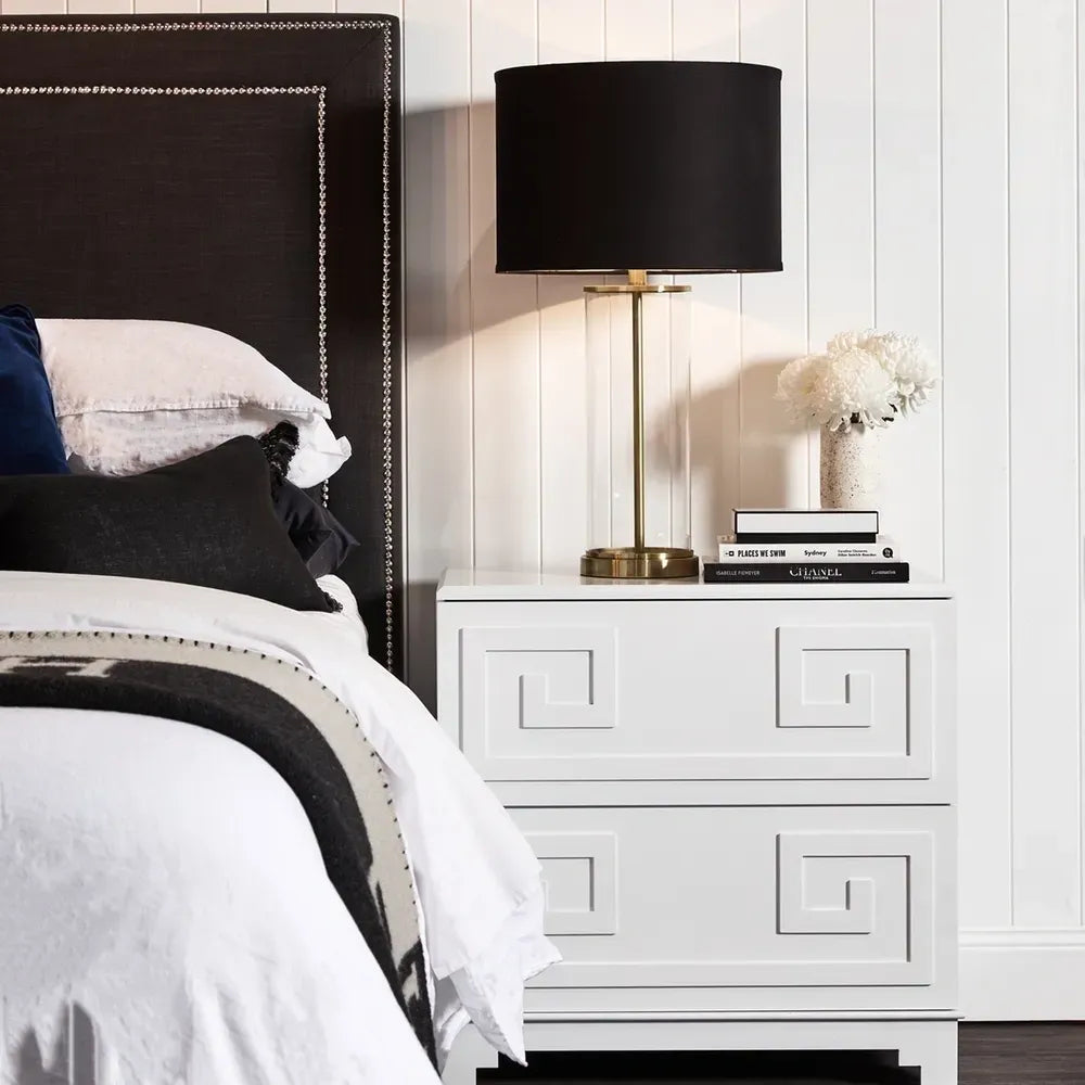 Lorella Black Brass Table Lamp